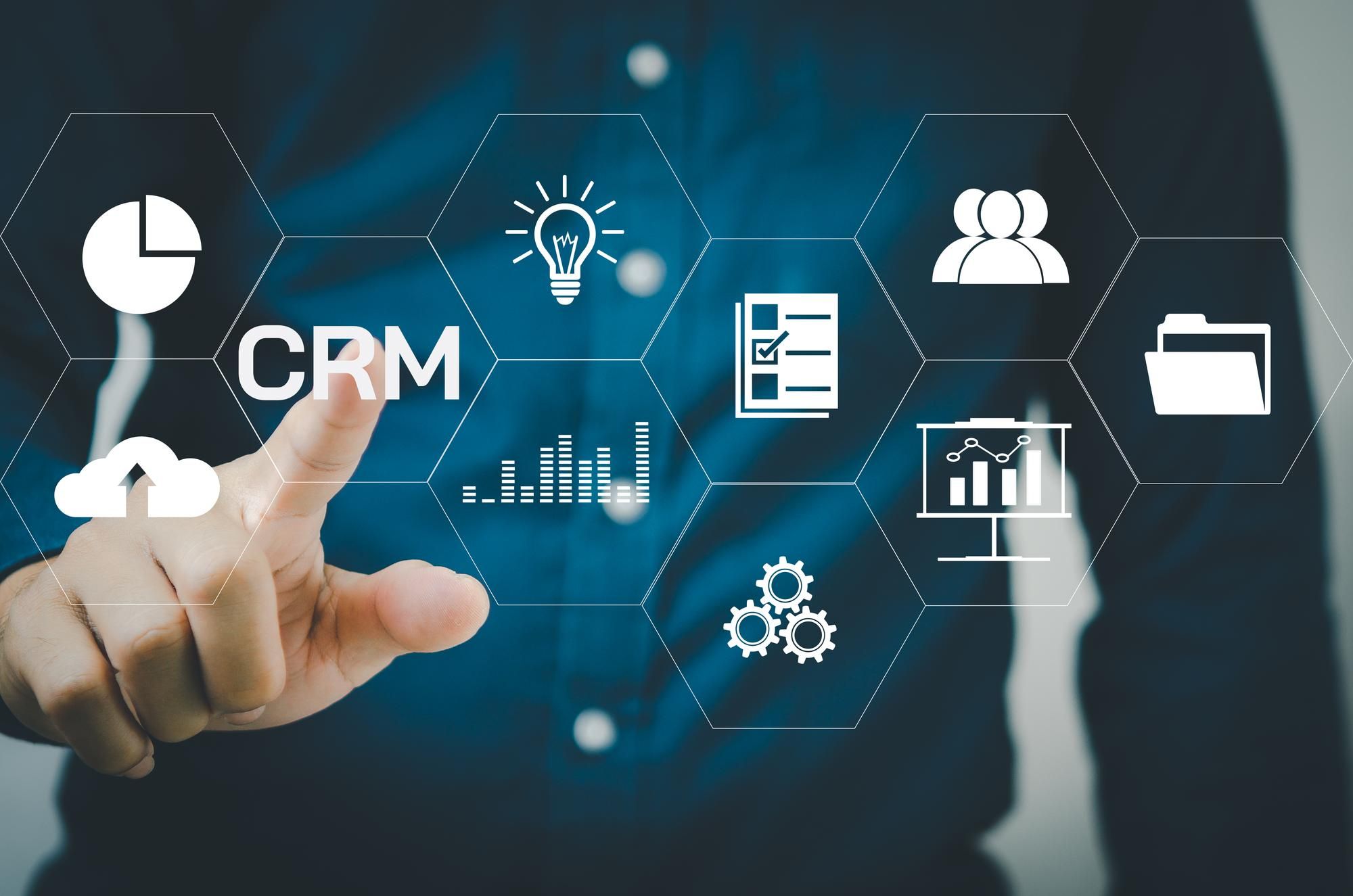 CRM concept graphic