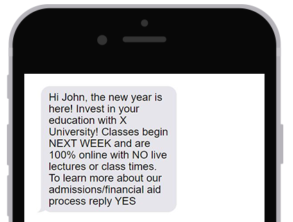 University-School-Text-Messaging-Example-marketing-promotion