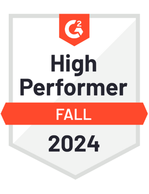 G2 High Performer Fall 2024